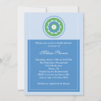 Elegante Invitación a la ducha nupcial