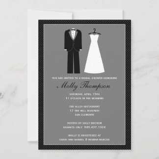 Elegante Invitación a la ducha nupcial