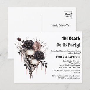 Elegante Invitación a la Fiesta de Compromiso de H