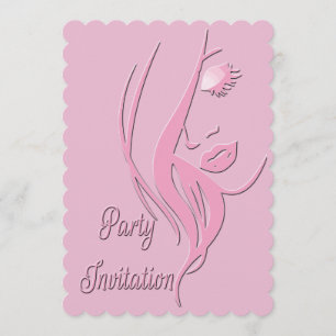 Elegante invitación a la fiesta de cumpleaños de l