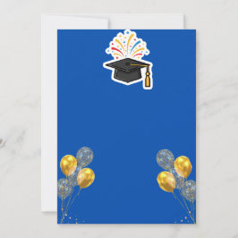 Elegante invitación a la fiesta de graduación