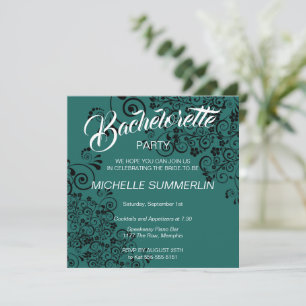 Elegante invitación a la fiesta de la bachillerato