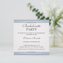 Elegante invitación a la fiesta de la bachillerato