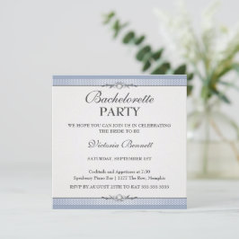 Elegante invitación a la fiesta de la bachillerato