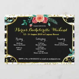 Elegante invitación a la Fiesta de la Bachillerato