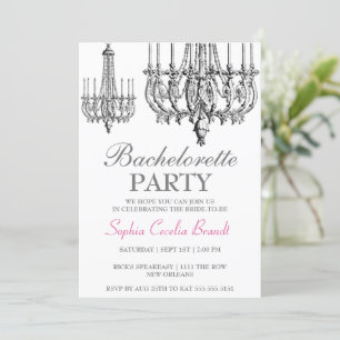 Elegante invitación a la fiesta de la lámpara de a