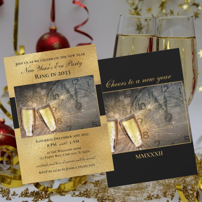 Elegante invitación a la Fiesta del Oro Negro de N (Subido por el creador)