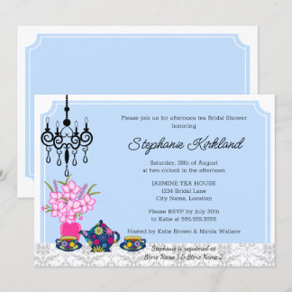 Elegante invitación a la Fiesta del Té
