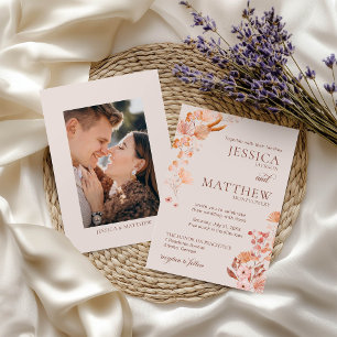 Elegante Invitación a la fotografía floral estilo