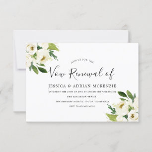 Elegante Invitación a la renovación de la hoja ver