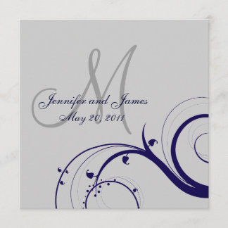 Elegante invitación a matrimonio entre marea y mar
