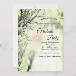 Elegante invitación a Navidades festivos
