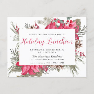 Elegante Invitación al almuerzo para el feriado de