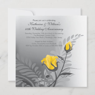 Elegante invitación al Aniversario de la Rosa Amar