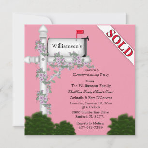Elegante Invitación al Calentamiento de Casa