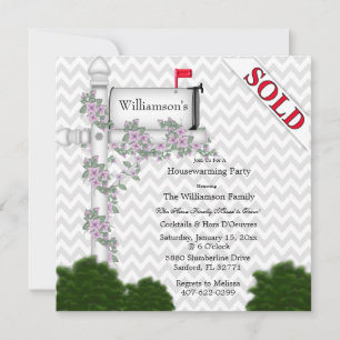 Elegante Invitación al Calentamiento de Casa