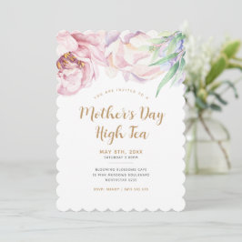 Elegante invitación al Día de la Madre Floral