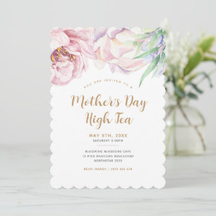 Elegante invitación al Día de la Madre Floral