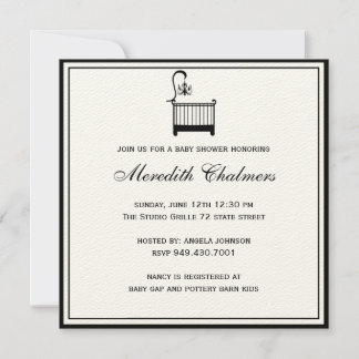 Elegante invitación Baby Shower