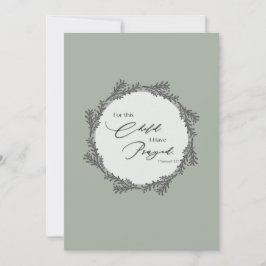 Elegante invitación Baby Shower- 1 Samuel 1:27