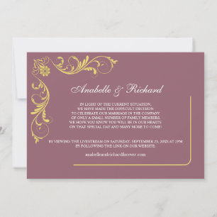 Elegante Invitación Boda victoriana