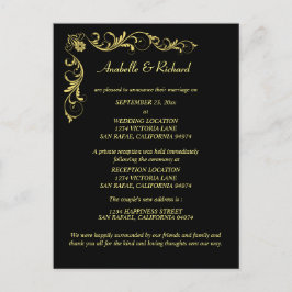 Elegante Invitación Boda victoriana