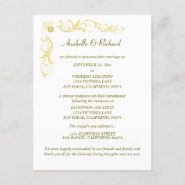 Elegante Invitación Boda victoriana