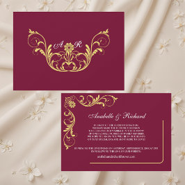 Elegante Invitación Boda victoriana