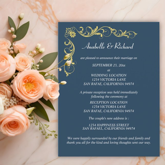 Elegante Invitación Boda victoriana (Subido por el creador)
