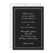 Elegante Invitación Con Dos Bordes Y Texto De Scri