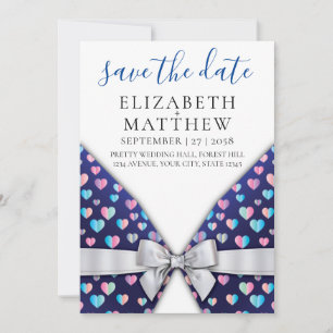 Elegante invitación con especkles de barro y coraz