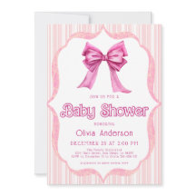 Elegante Invitación de Baby Shower de moda de colo