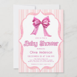 Elegante Invitación de Baby Shower de moda de colo