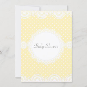 ELEGANTE INVITACIÓN DE BABY SHOWER SPOT LEMON