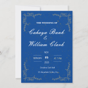 Elegante INVITACIÓN DE BODA