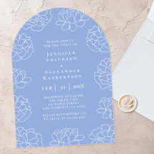 Elegante Invitación de Boda Botánica Minimalista A