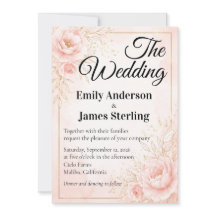 Elegante Invitación de Boda con Eucalipto en Acuar