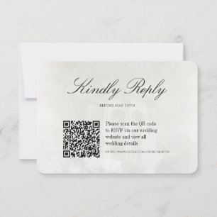 Elegante invitación de boda con pintura al óleo vi