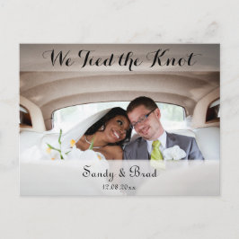 Elegante invitación de Boda de fotografía Personal