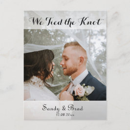 Elegante invitación de Boda de fotografía Personal