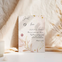 Elegante Invitación de Boda de Lujo Botánico de Ot