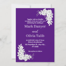 Elegante Invitación de Boda de Lujo - Moderno