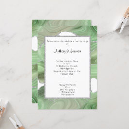ELEGANTE INVITACIÓN DE BODA DE MÁRMOL PURPURINA VE