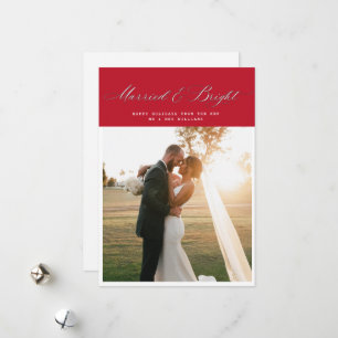 elegante invitación de boda de vacaciones de calig