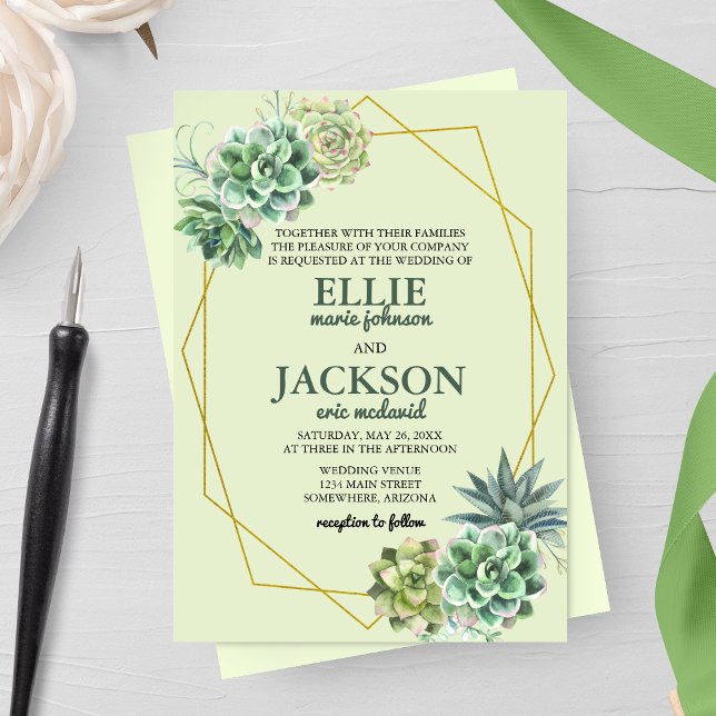 Elegante invitación de boda exitosa (Subido por el creador)