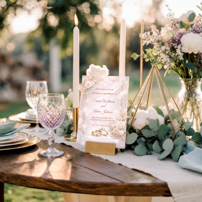 Elegante Invitación de Boda Floral Suave (Subido por el creador)