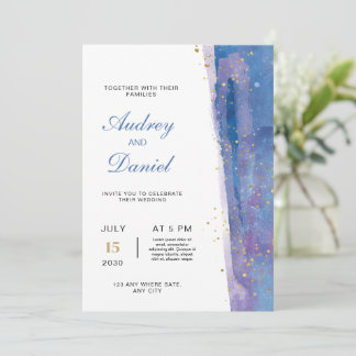 Elegante invitación de boda moderna, Minimalista 