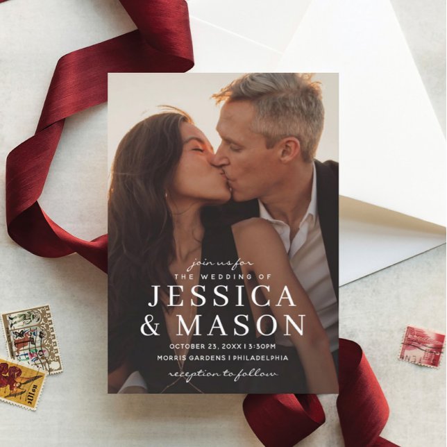 Elegante Invitación de Boda Moderna por Superposic (Subido por el creador)