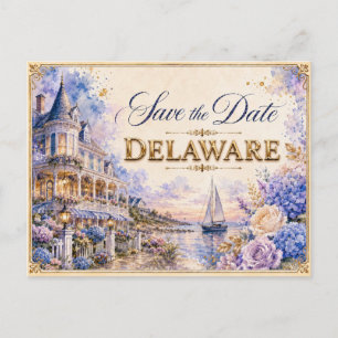 Elegante invitación de boda para guardar la fecha