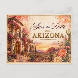 Elegante invitación de boda para guardar la fecha